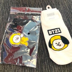 BTS BT21 Ankle Socks and Mask. 💕